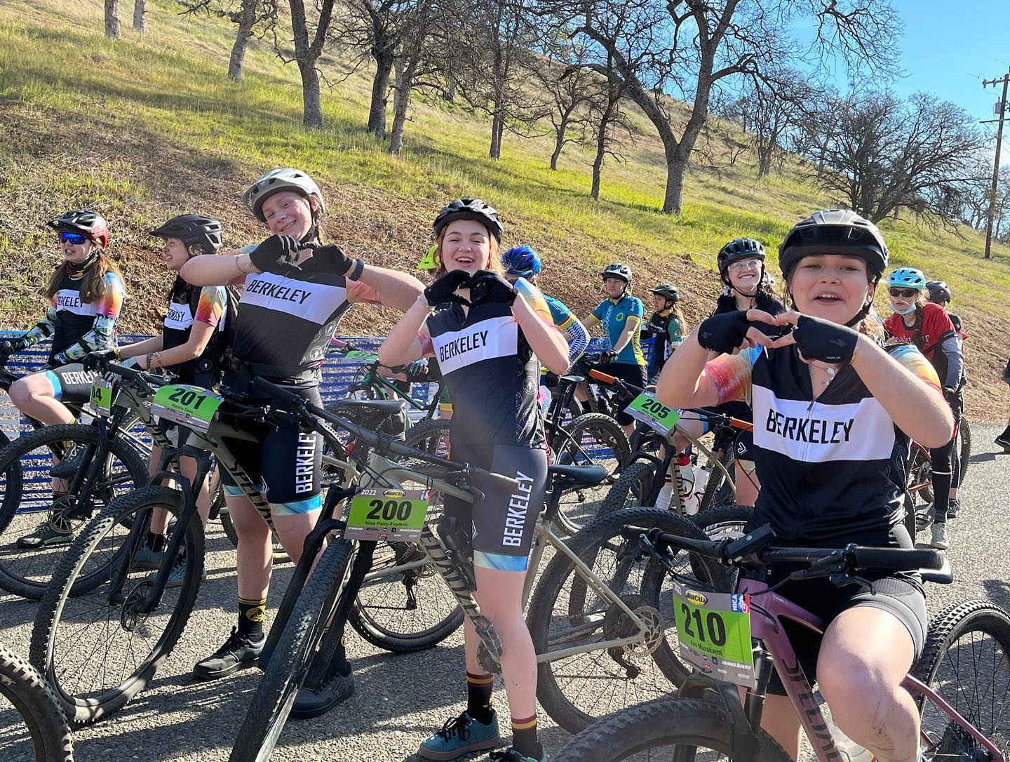 Staff working with clients